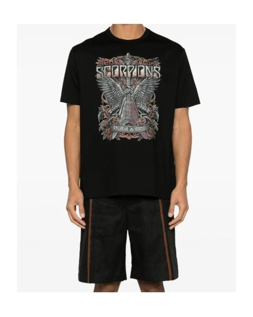 Junya Watanabe Black Classic Crew Neck T-Shirt for men