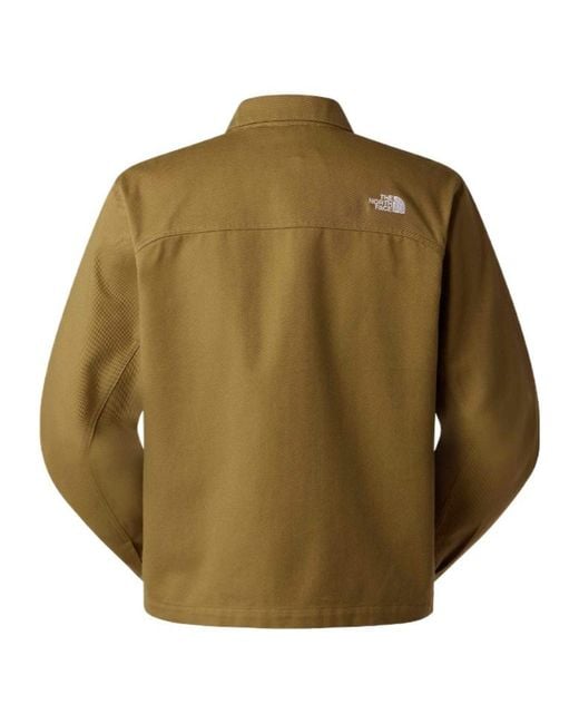The North Face Green Button Cotton Jacket for men