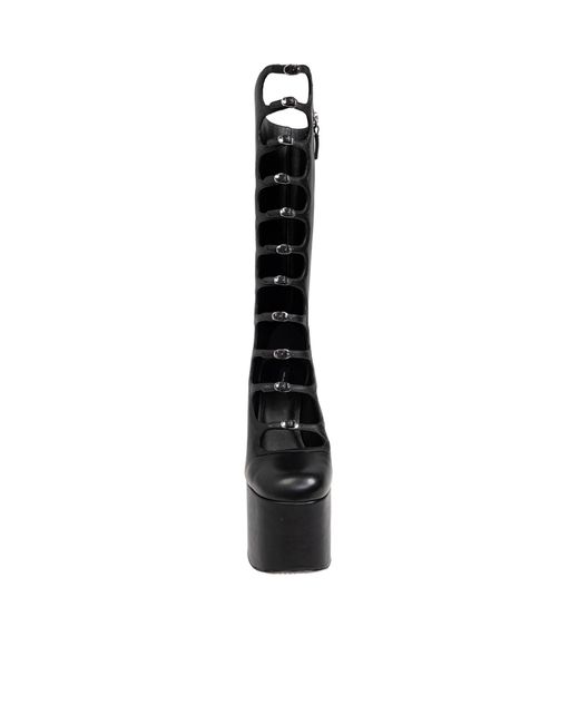 Marc Jacobs Black The Kiki Knee High Platform Boots