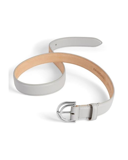 Balenciaga White Rodeo Belt