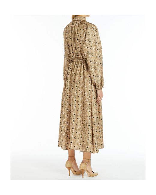 Max Mara Natural Axe Midi Dress