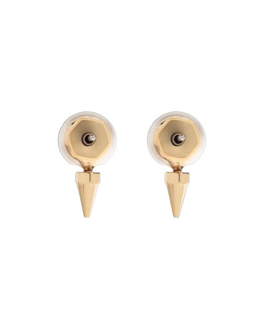 AllSaints White Spike And Hoop Earrings Set