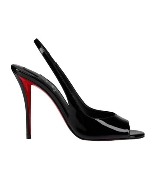 Christian Louboutin Black Sofia Z Patent Leather Pumps