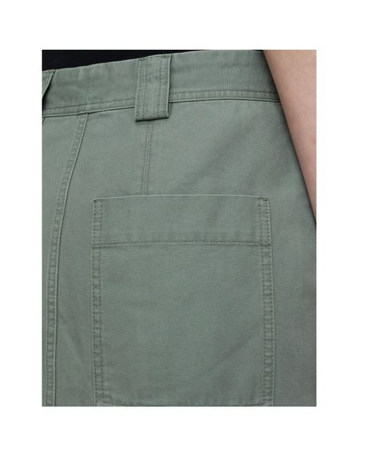 Closed Gray Cotton Midi Skirt