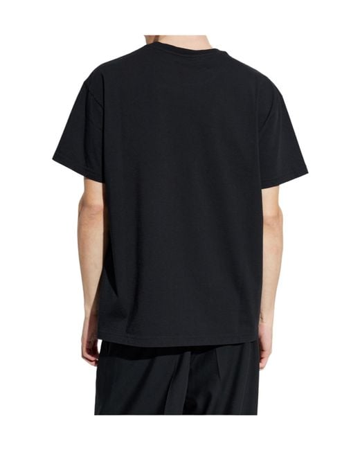 Vivienne Westwood Black Orb Embroidered T-Shirt for men
