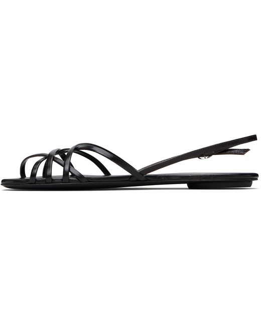 Proenza Schouler Black Uma Open-Heeled Sandals