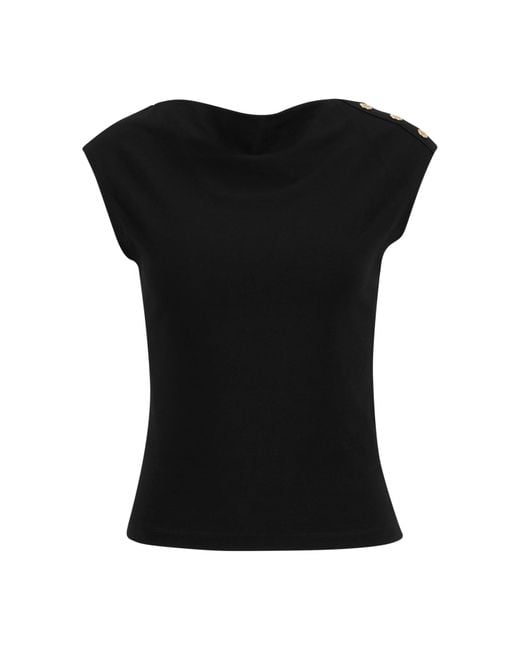 Barbour Black Sleeveless Top