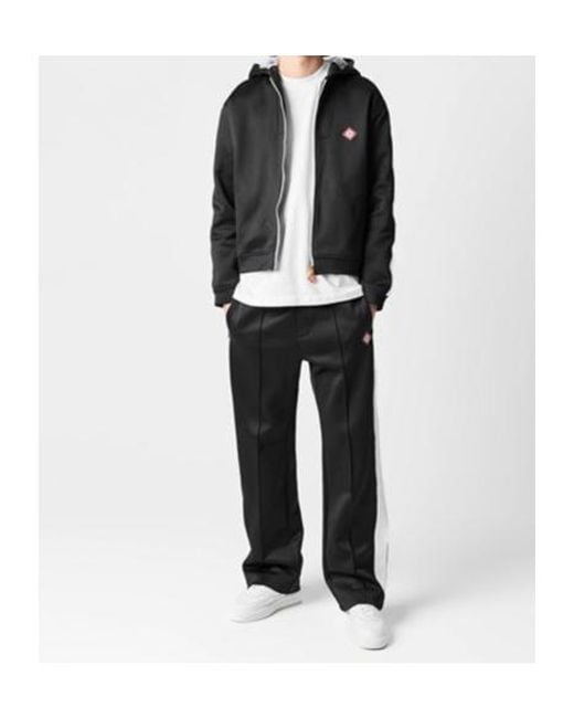 Casablanca Black Long Sleeve Hooded Sweatshirt for men