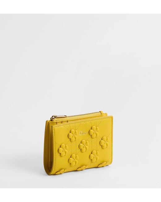 Dior Yellow Jardin Dahlia Wallet