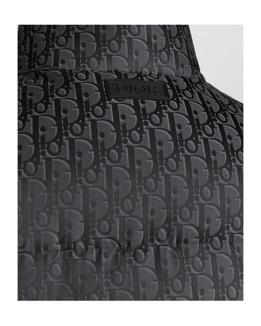 Dior Black Oblique Down Vest for men