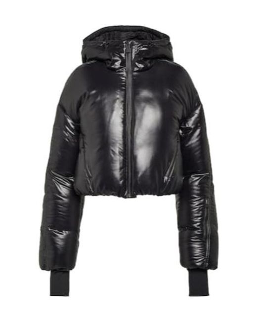 Aztech Mountain Black Daisy Cropped Down Ski Jacket