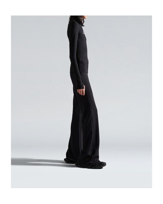 Balenciaga Black 3B Sports Icon Long-Sleeve Top
