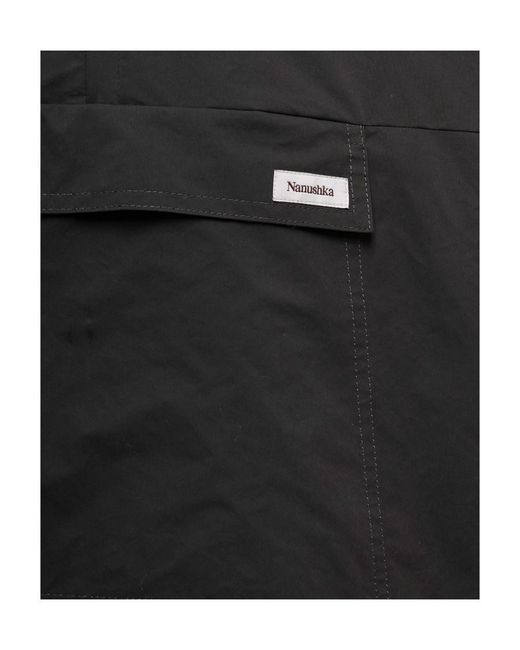 Nanushka Black Reversible Pullover Jacket for men