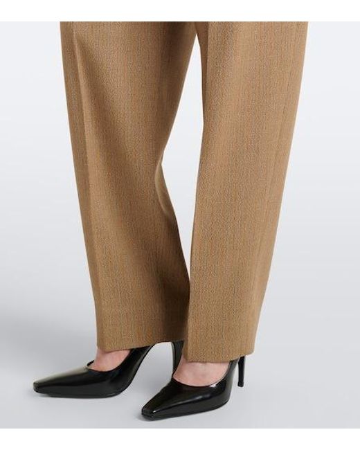 Rohe Natural Daria Wool-Blend Tapered Pants