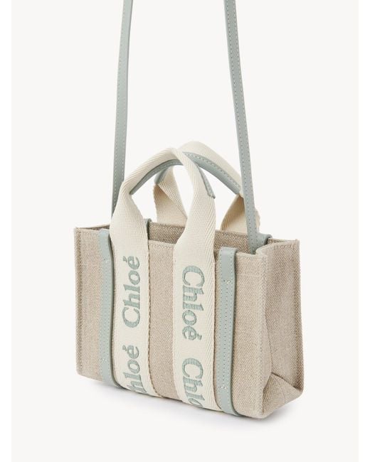 Chloé Metallic Chloé Woody Mini Shoulder Bag