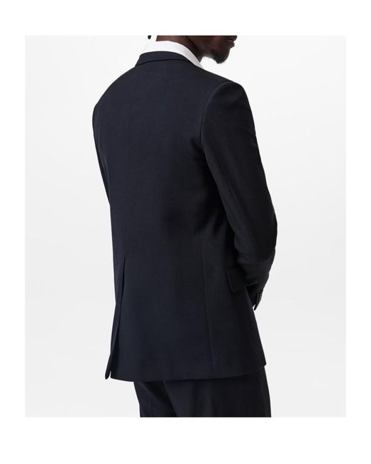 Gucci Blue Single Breasted Contrast Color Blazer for men