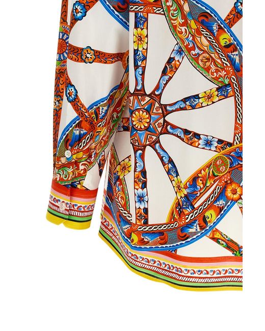 Dolce & Gabbana Multicolor 'Carretto' Shirt