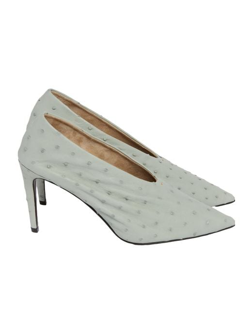 Khaite White Stiletto Boots