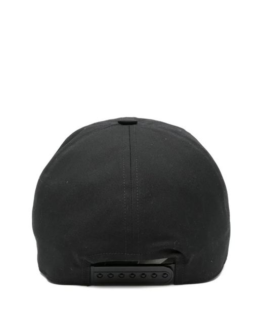 Rick Owens Black Embroidered Baseball Cap for men