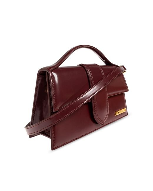 Jacquemus Purple Logo Shoulder Bag