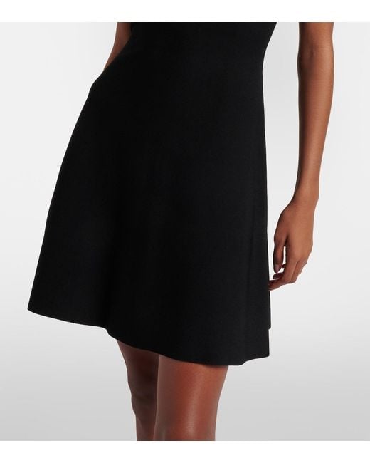 Valentino Black Crochet Minidress