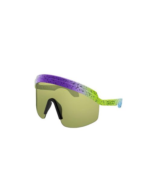 Gucci Multicolor Eyewear Shield Frame Sunglasses