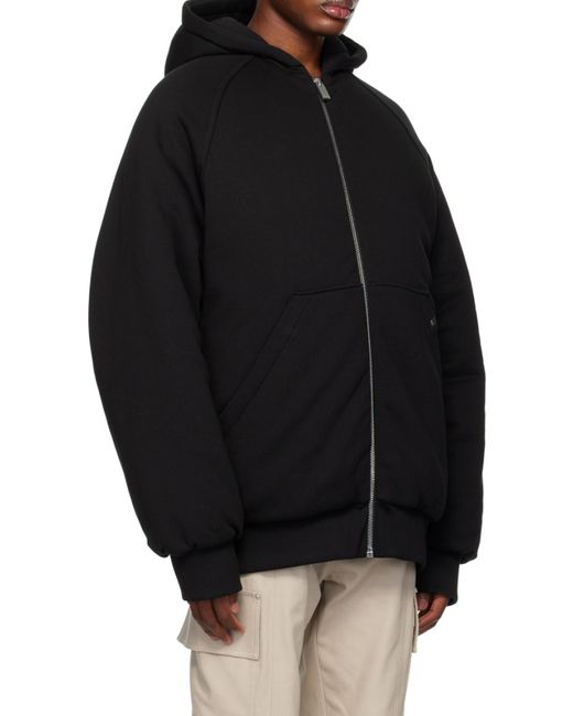 1017 ALYX 9SM Black 1017 9Sm Zip-Up Hooded Jacket for men