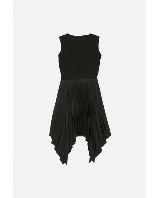 Acne Black Pleated Dress