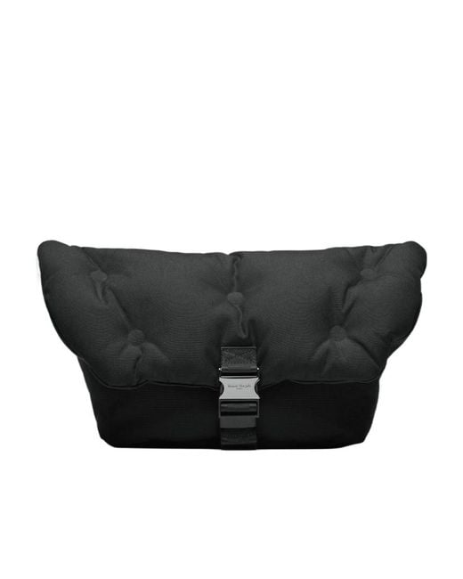 Maison Margiela Black Glam Slam Sport Cycle Zipped Messenger Bag