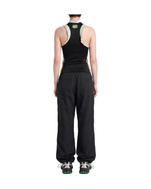 DIESEL Black Solid Color Vests