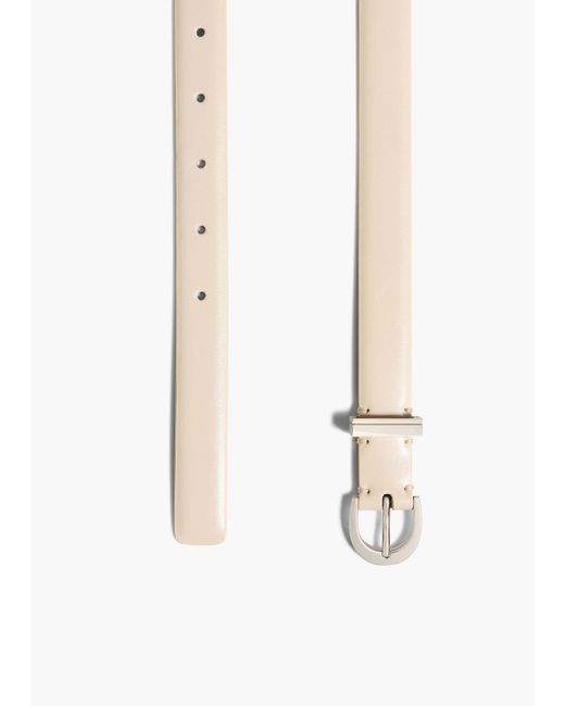Khaite White Luna Belt