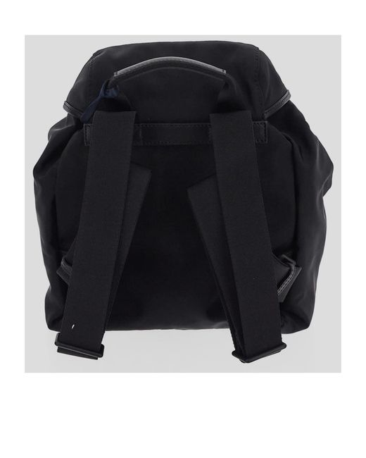 Moncler Blue Logo Printed Backpack