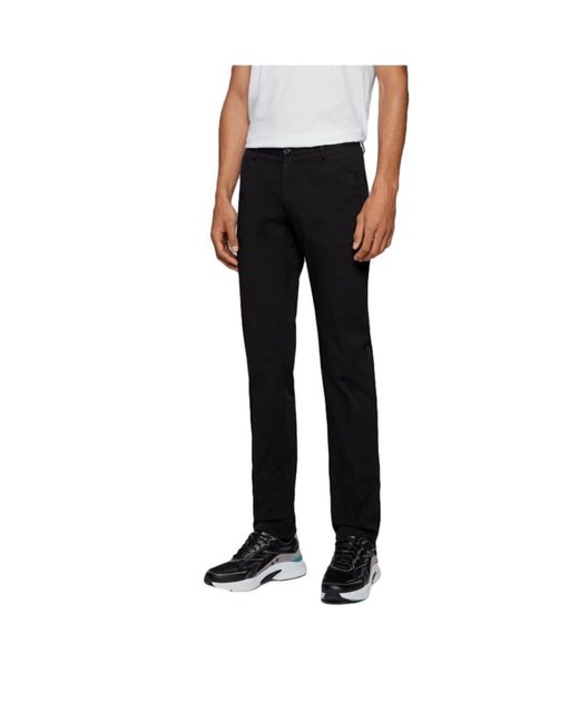Boss Black Button Casual Pants for men