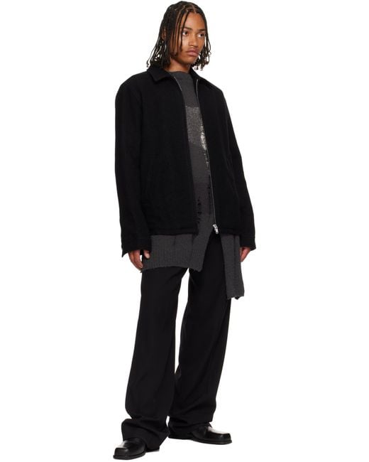 Marsèll Black Marsèll Square Toe Zipped Boots for men