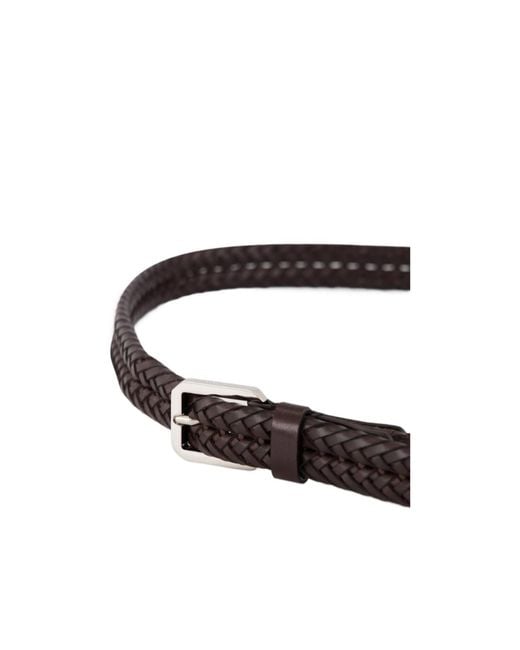 Tom Ford White Braided Belt for men