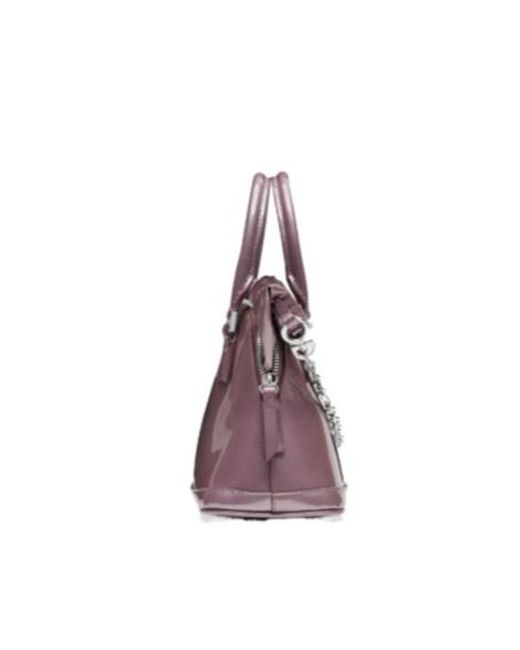 Maison Margiela Purple Logo Patch Mini 5Ac Tote Bag
