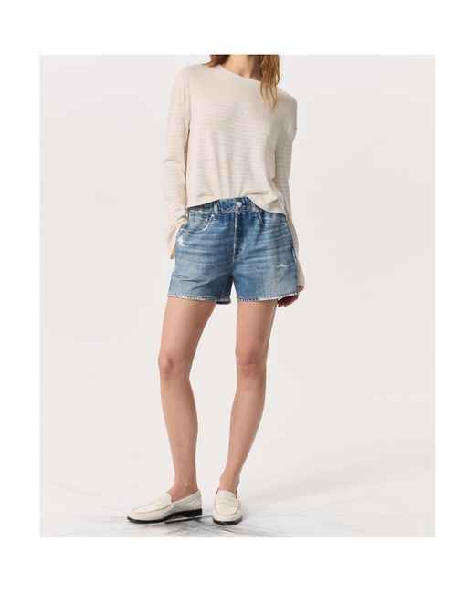 Rag & Bone Blue Miramar Terry Walking Shorts