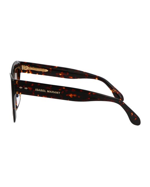 Isabel Marant Brown Full Frame Sunglasses