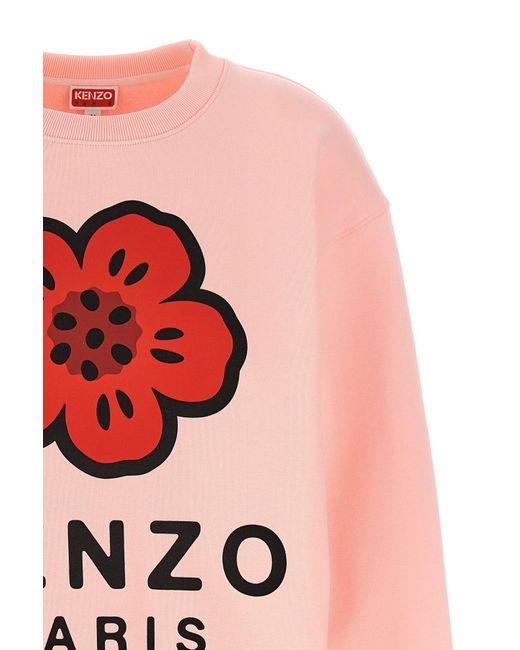 KENZO Pink Boke Flower Printed Crewneck Sweatshirt