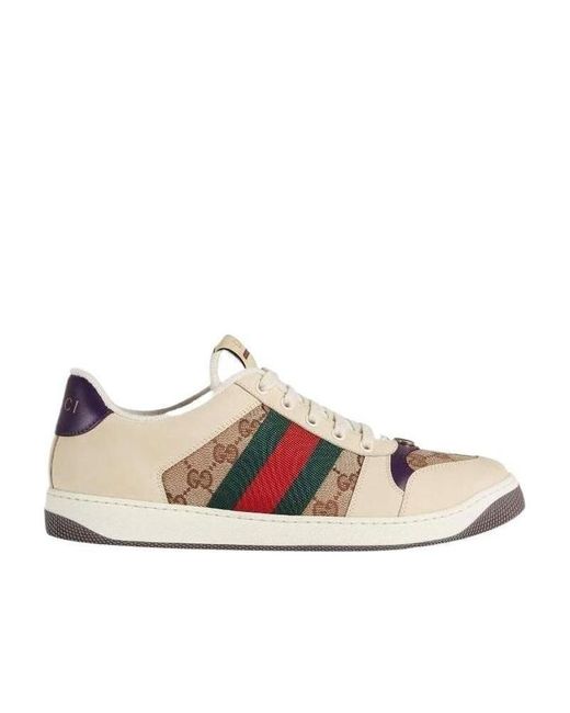 Gucci Pink Screener Sneakers for men