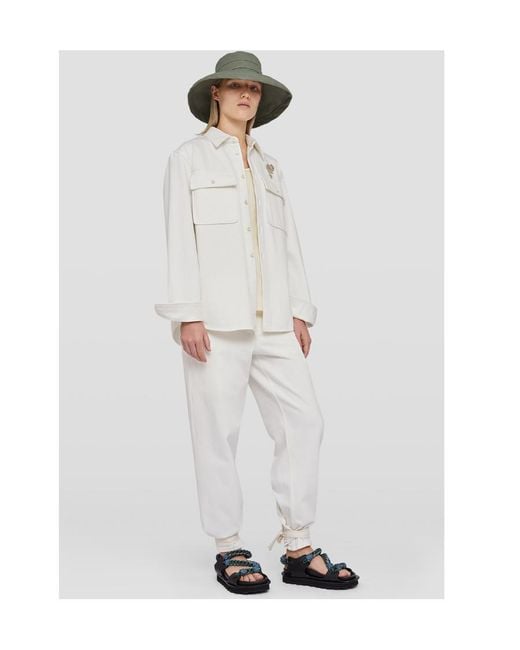Jil Sander White Buttoned Long-Sleeved Shirt