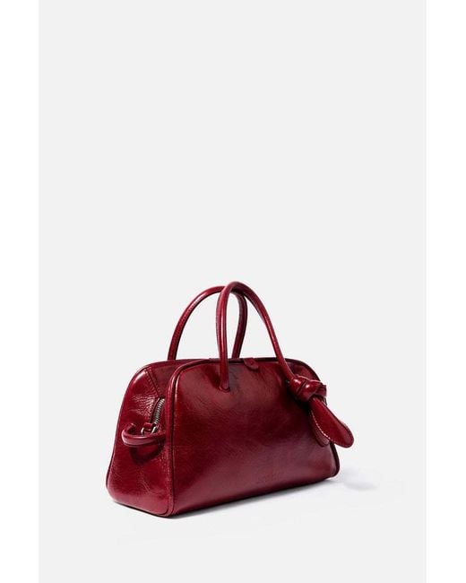 Jacquemus Red The Turismo Small Bowling Bag