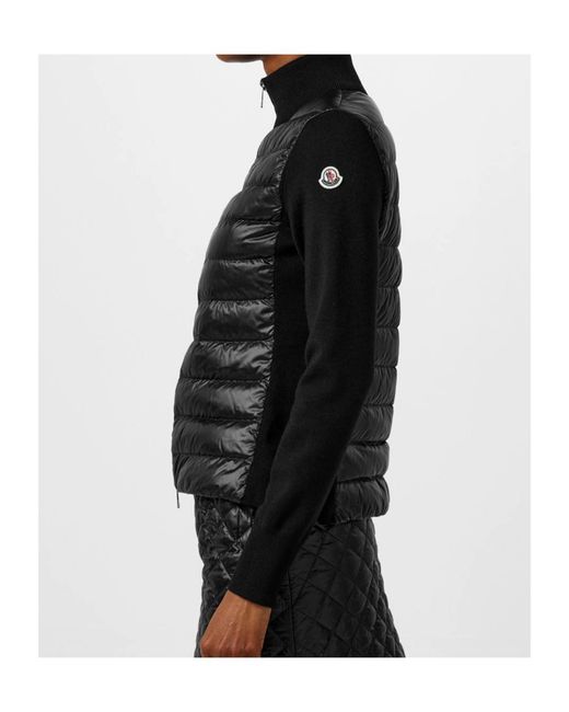 Moncler Black Zipper Down Jacket