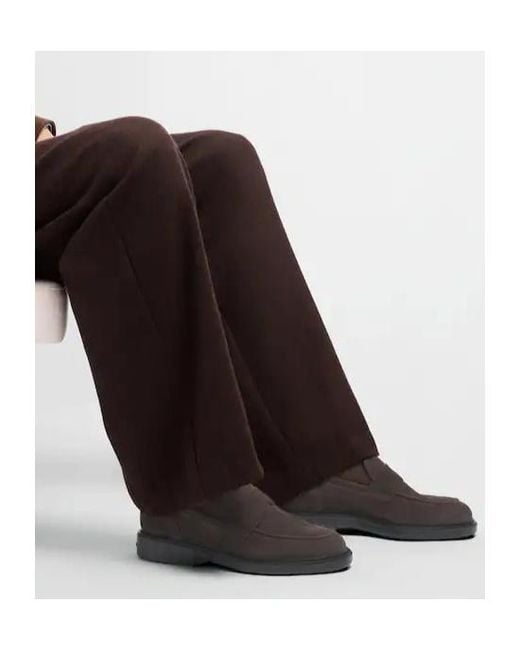 Hogan Brown H704 Loafers for men