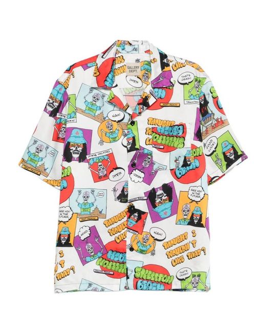 GALLERY DEPT. White Short-Sleeved Shirt for men