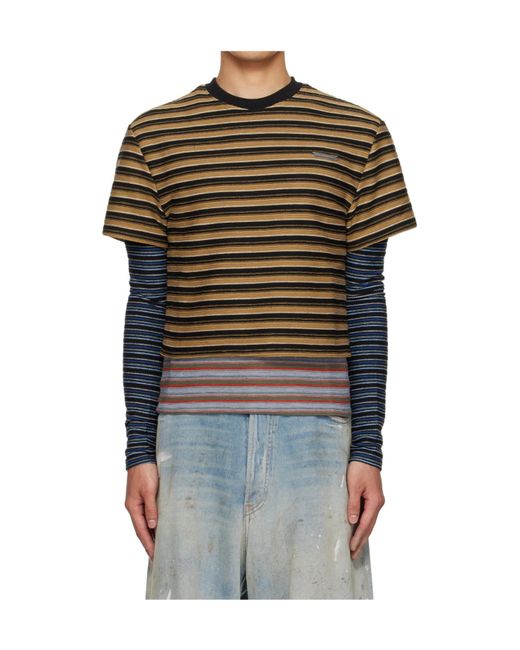 ANDERSSON BELL Multicolor Striped Long-Sleeved T-Shirt for men