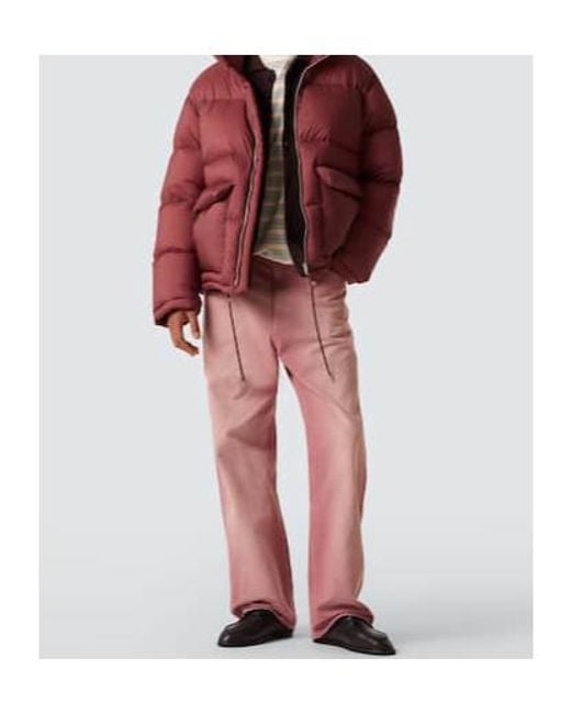 Auralee Red Ripstop Down Jacket for men