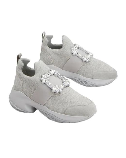 Roger Vivier Gray Viv' Run Sneakers
