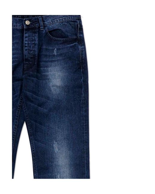Iceberg Blue Straight Jeans for men