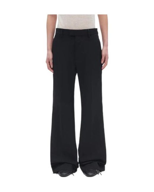 Ann Demeulemeester Black Belt Loop Casual Pants for men